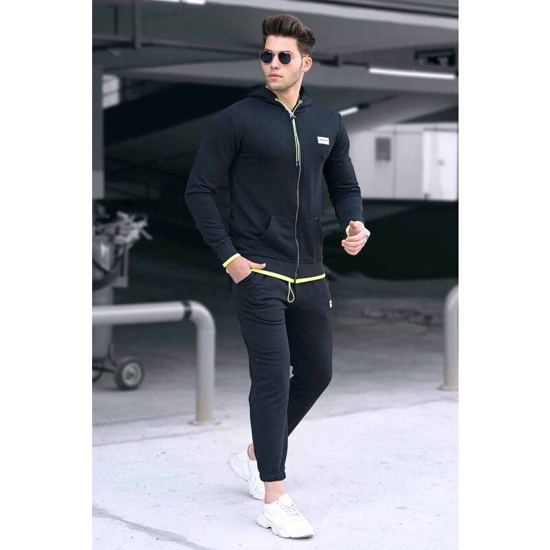 Madmext Men's Black Tracksuit 4772