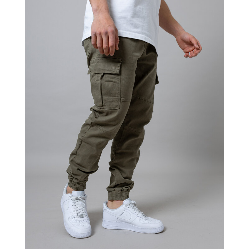 2Y Premium Khaki cargo kalhoty SILENTLY