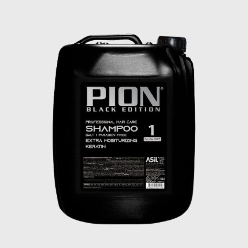 PION Professional Salon Shampoo Moisturizing/Keratin Paraben-Salt Free šampon na vlasy bez parabenů a solí - profesionální balení 5000 ml