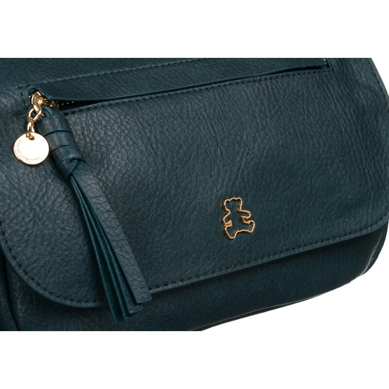 BASIC LULU CASTAGNETTE TMAVĚ ZELENÁ CROSSBODY KABELKA STANLEY