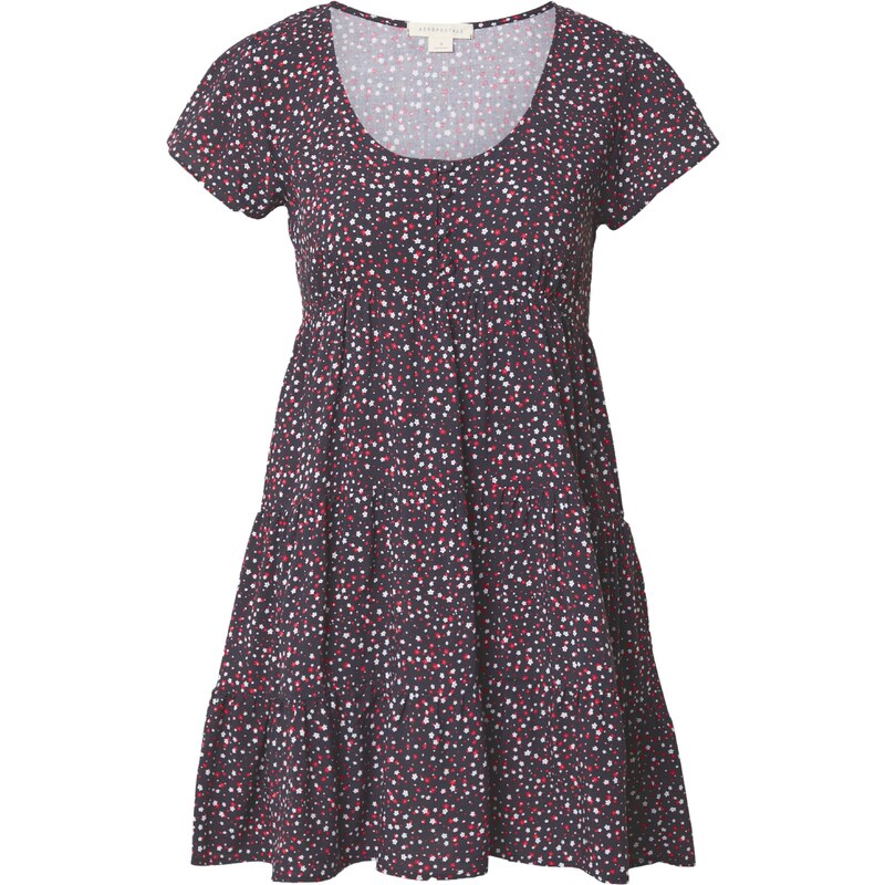 AÉROPOSTALE Letní šaty krvavě červená / černá / offwhite 109106584