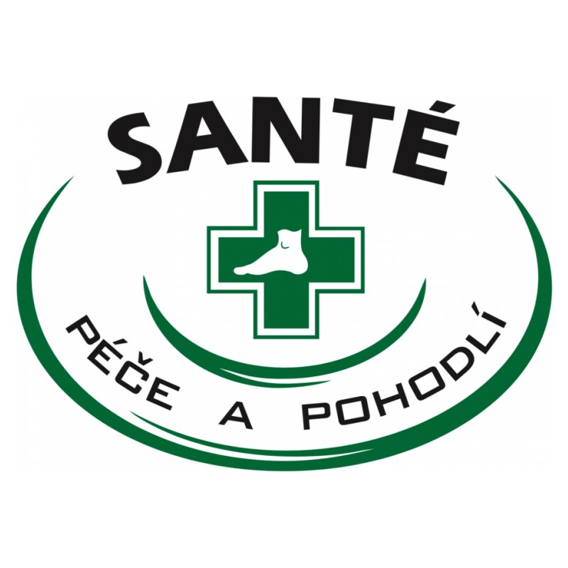 Santé GF/516P Unisex pant/sandál perforovaný černá