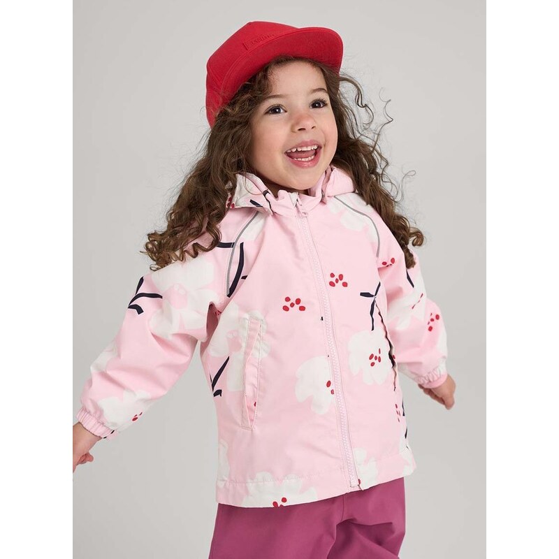 Dětská nepromokavá bunda Reima Hete růžová barva