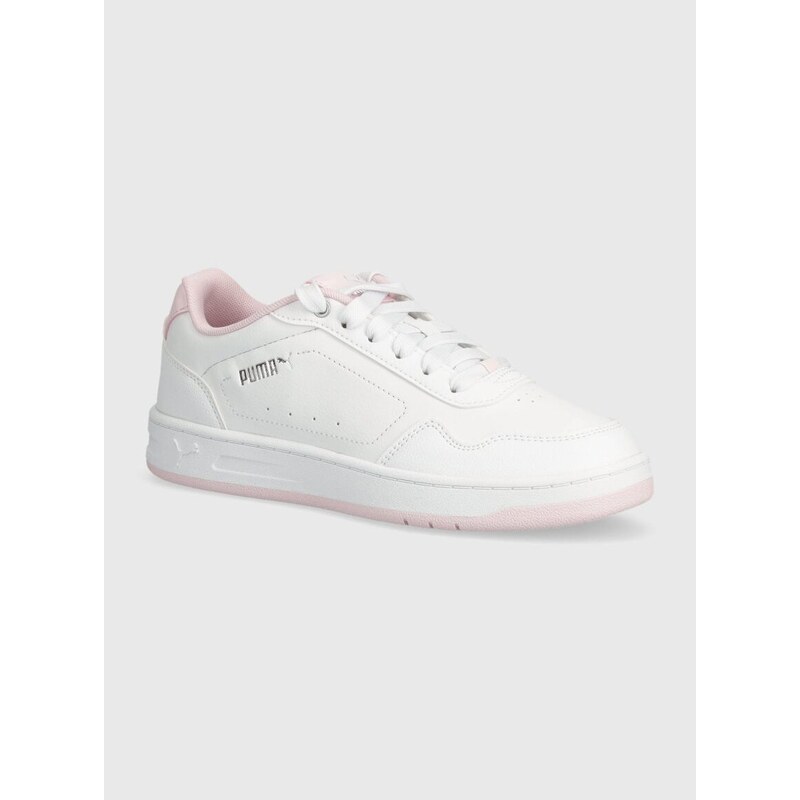 Sneakers boty Puma Court Classy bílá barva, 395021