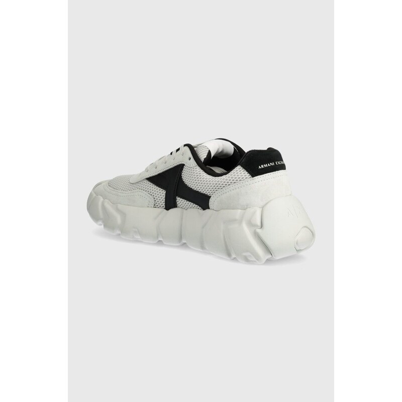 Sneakers boty Armani Exchange šedá barva, XUX211 XV816 D611