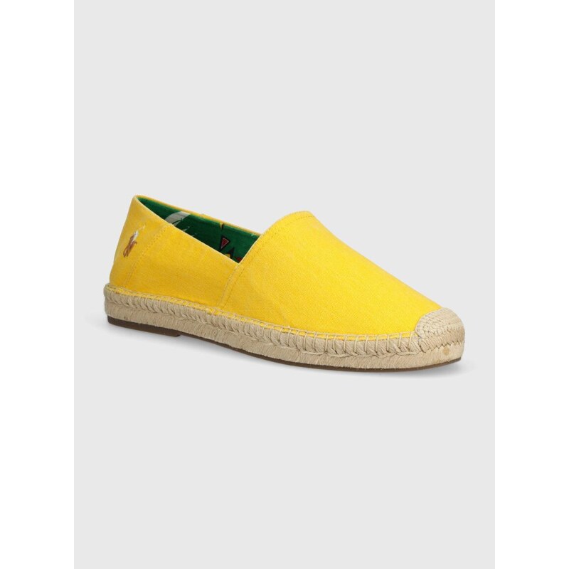 Espadrilky Polo Ralph Lauren Cevio Slip žlutá barva, 803932163004