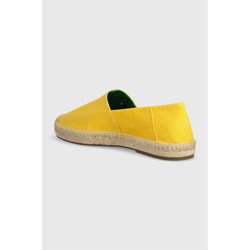 Espadrilky Polo Ralph Lauren Cevio Slip žlutá barva, 803932163004