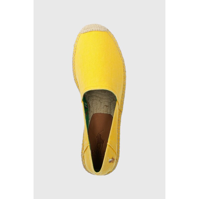 Espadrilky Polo Ralph Lauren Cevio Slip žlutá barva, 803932163004