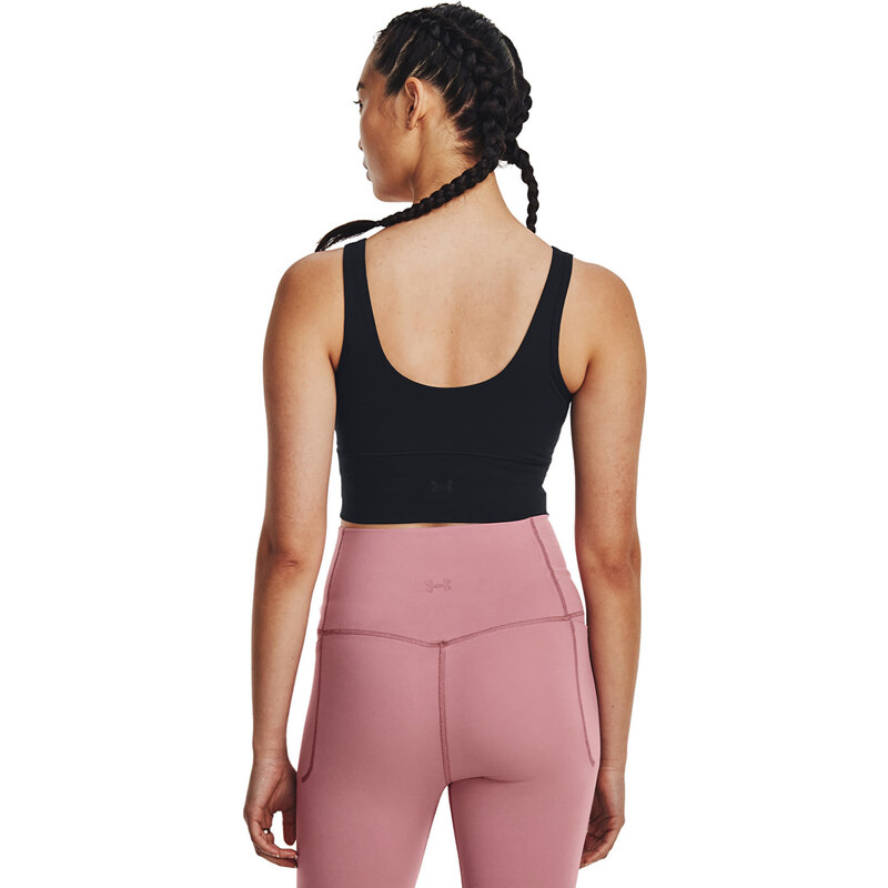 Dámské tílko Under Armour Meridian Fitted Crop Tank Black