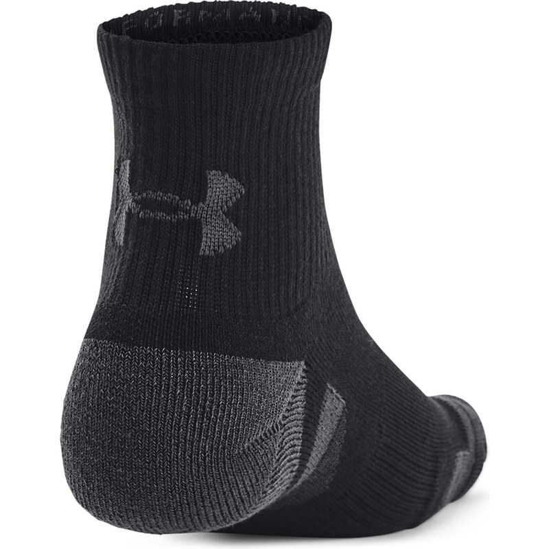 Pánské ponožky Under Armour Performance Tech 3-Pack Qtr Black