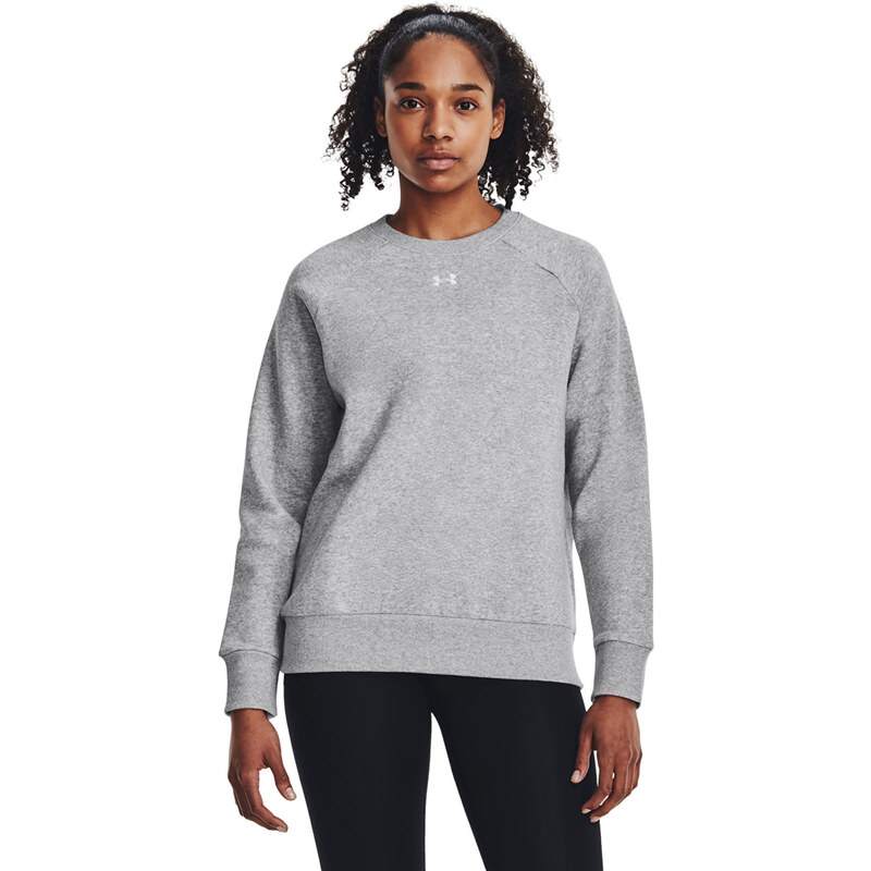 Mikina Under Armour Rival Fleece Crew Mod Gray Light Heather M