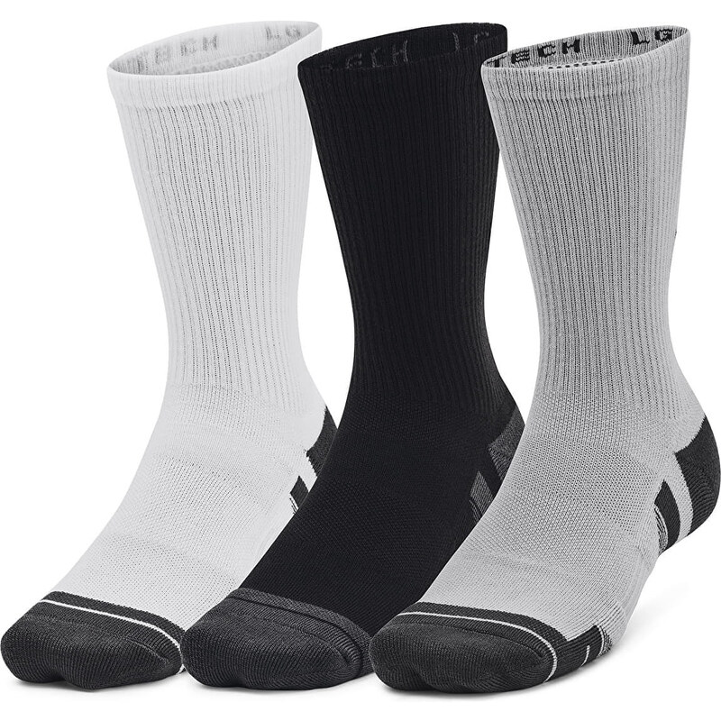 Ponožky Under Armour Performance Tech 3-Pack Crew Mod Gray XL