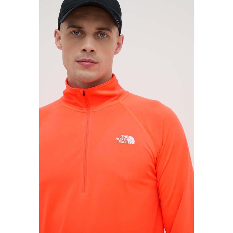 Sportovní mikina The North Face Flex II oranžová barva, NF0A7ZBCQI41