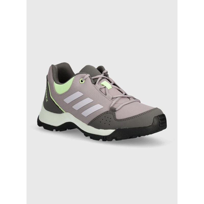 Dětské boty adidas TERREX TERREX HYPERHIKER LOW K fialová barva