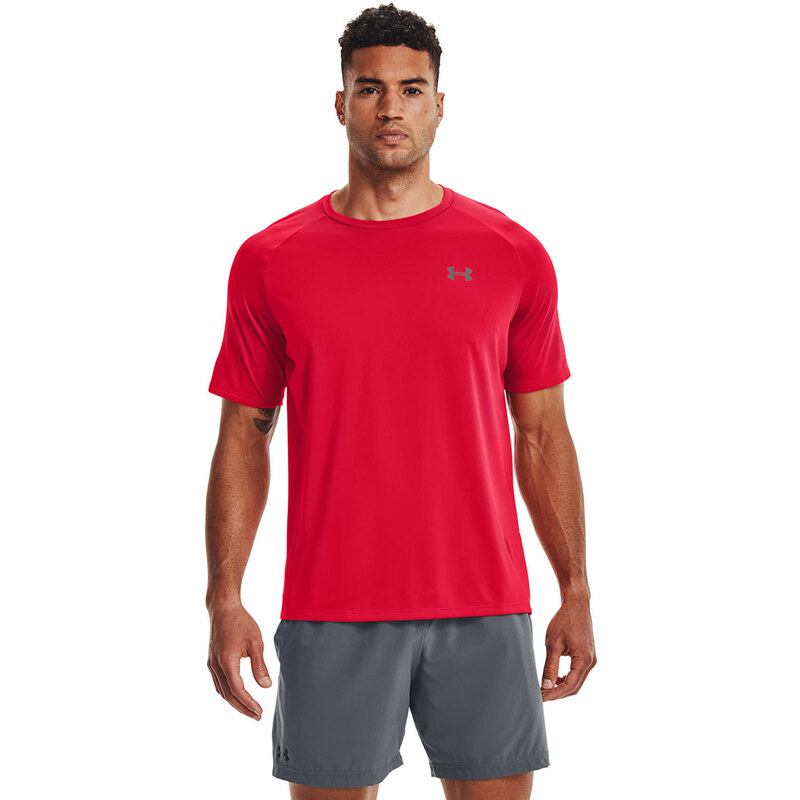 Tričko Under Armour Tech 2.0 SS Tee Red/ Graphite M