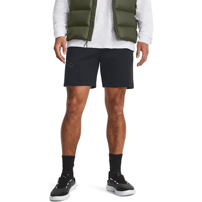 Šortky Under Armour Unstoppable Fleece Shorts Black XXXL