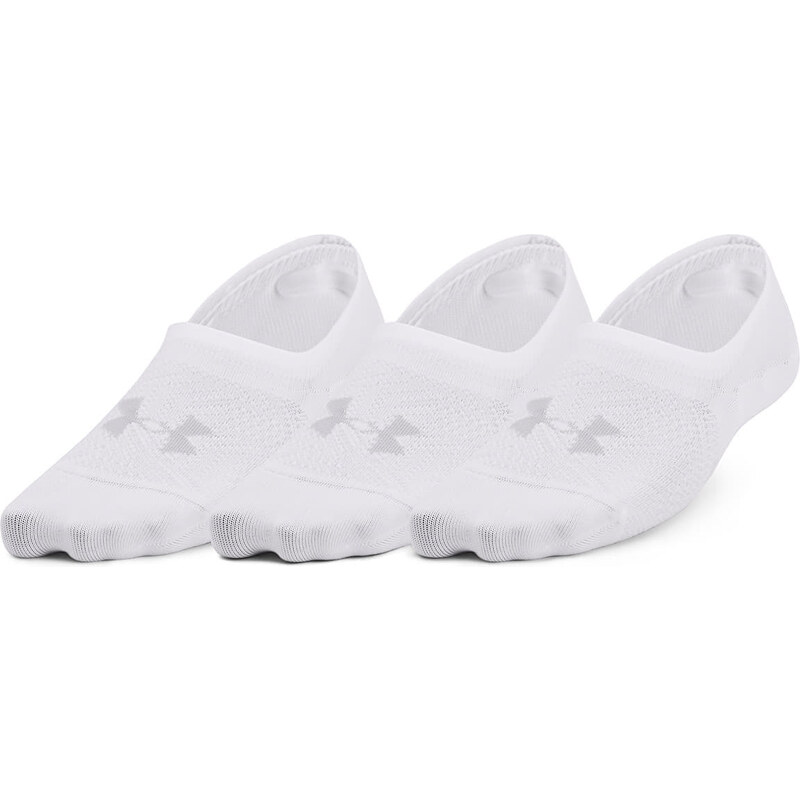 Ponožky Under Armour Breathe Lite Ultra Low 3P White M