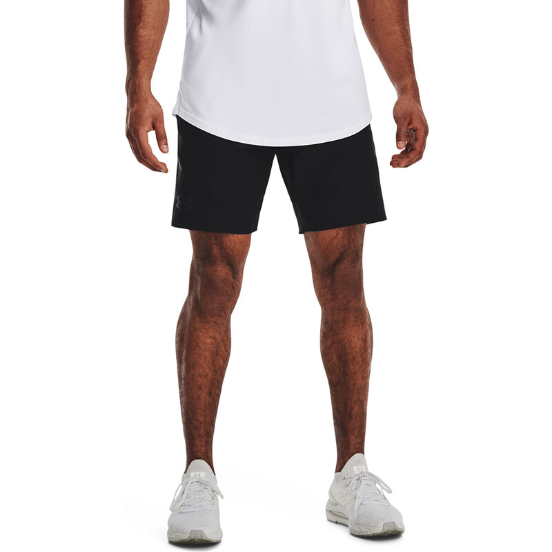 Šortky Under Armour Unstoppable Shorts Black/ White XXL