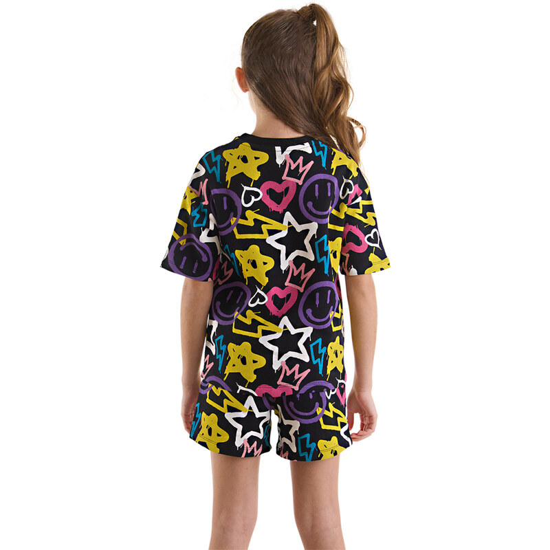 Mushi Street Style Girls T-shirt Shorts Set