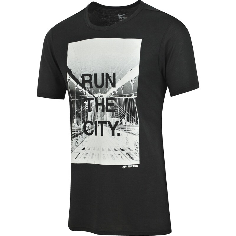 Pánské tričko NIKE TEE-RU RUN THE CITY TEE