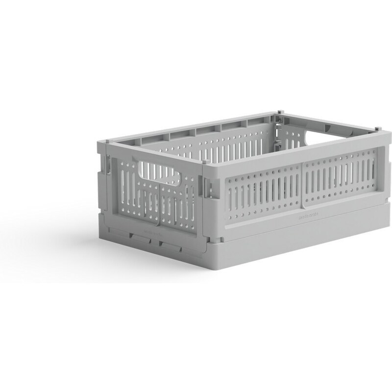 Skládací přepravka mini Made Crate - misty grey