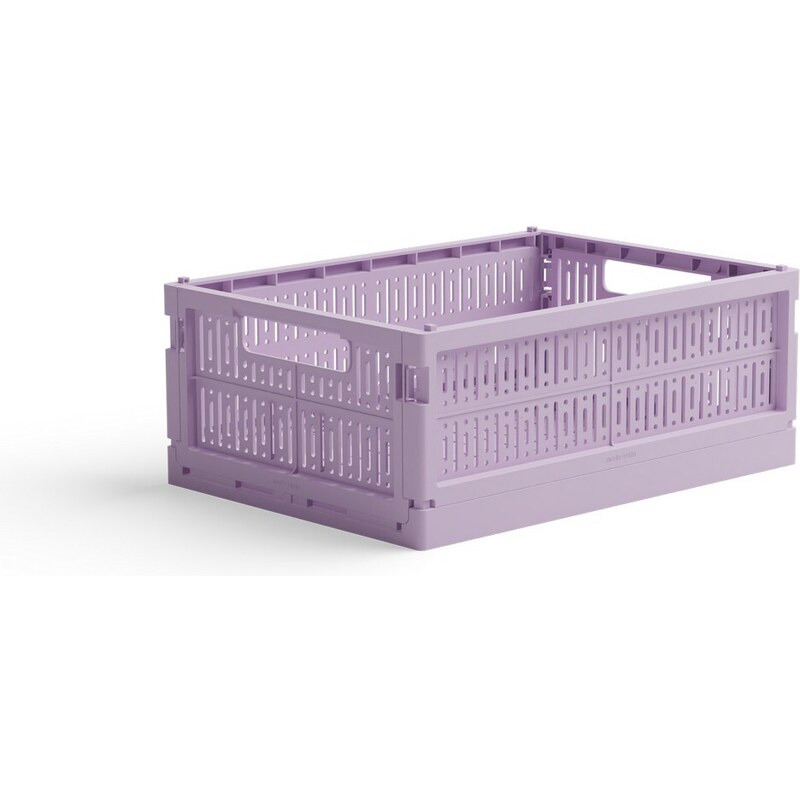 Skládací přepravka midi Made Crate - lilac