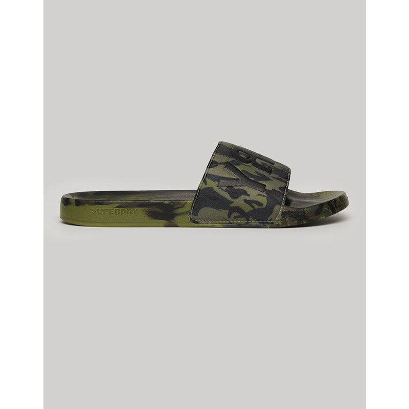 SUPERDRY D2 SDRY CAMO VEGAN POOL SLIDE BOTY PANSKÉ