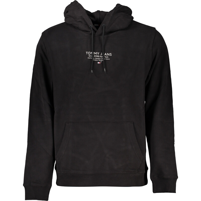 Černá mMikina Tommy Hilfiger bez zipu
