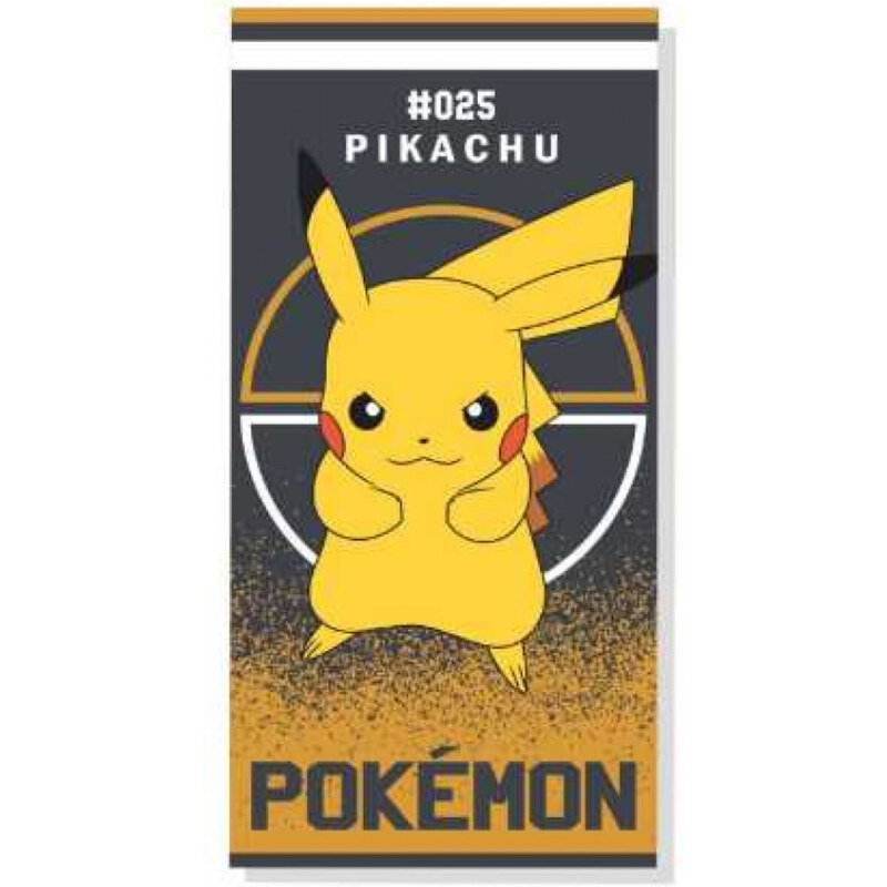 POKEMON Rychleschnoucí plážová osuška POKÉMON - PIKACHU 1