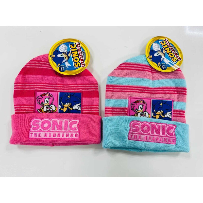 Holčičí zimní čepice set 2ks SONIC