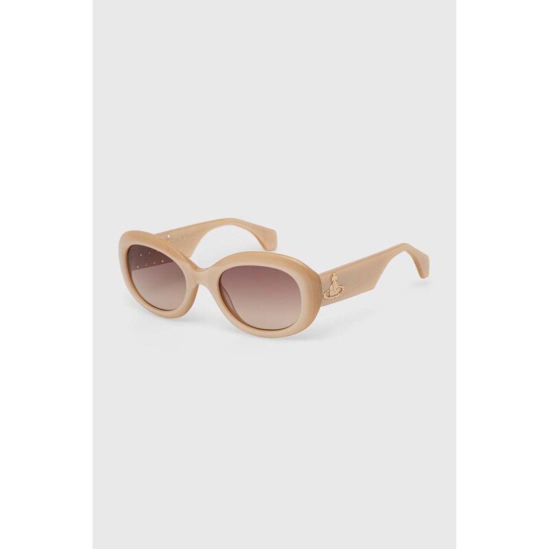 Sluneční brýle Vivienne Westwood dámské, béžová barva, VW505115753