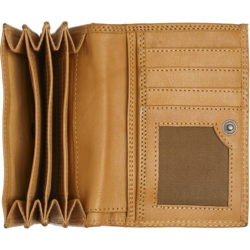 Dámská kožená peněženka RFID Avola žlutá