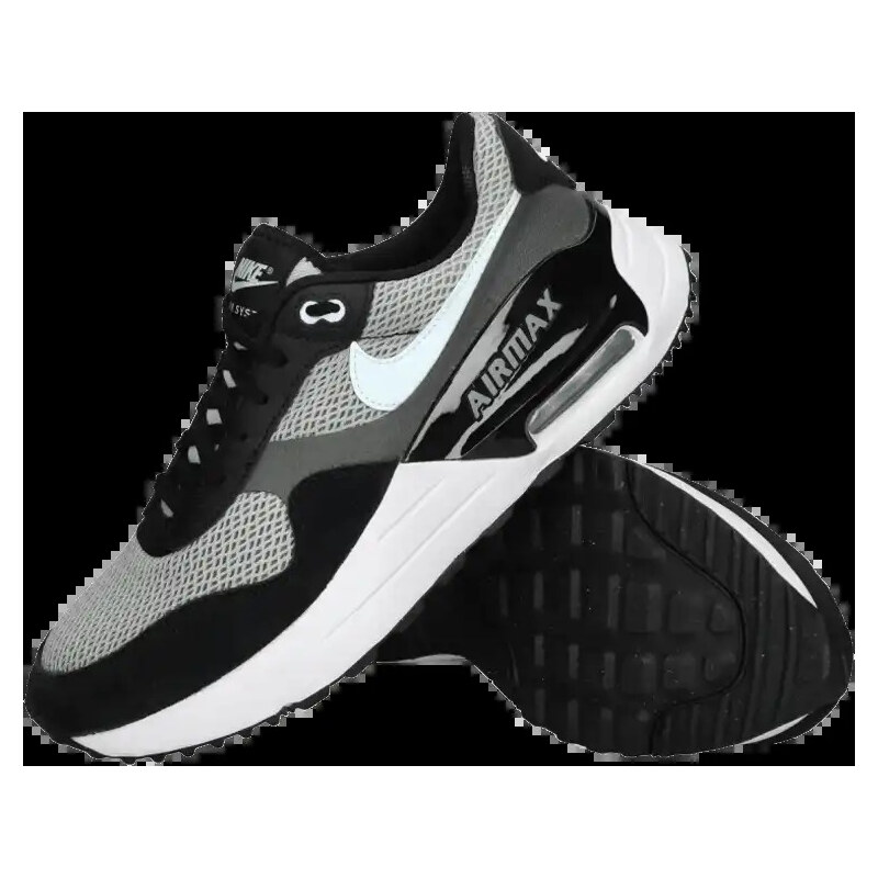 Pánská lifestylová obuv Nike Air Max SYSTEM černo-šedá3