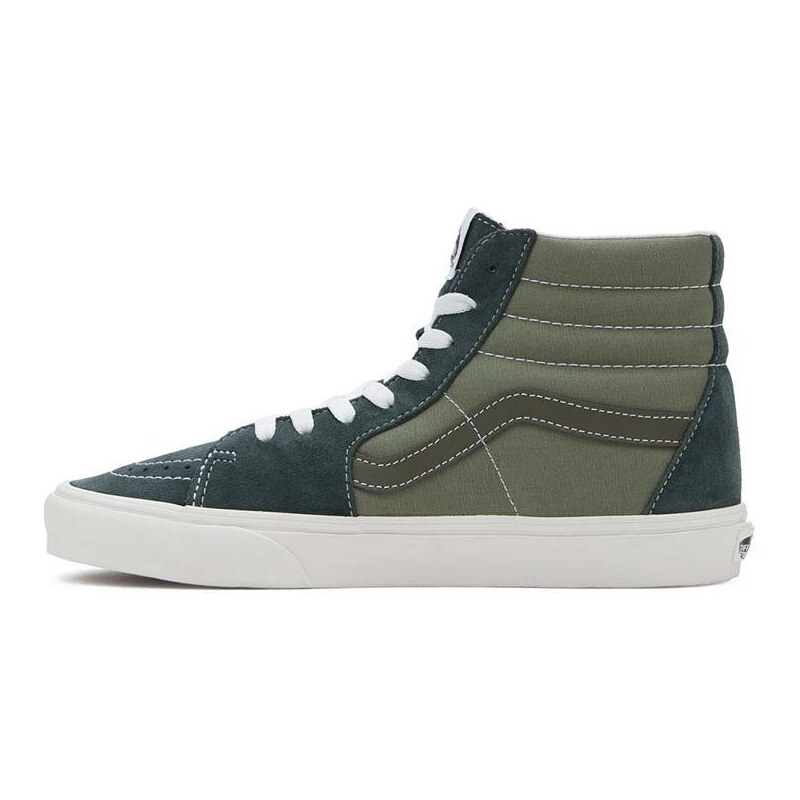 Kecky Vans SK8-Hi pánské, zelená barva, VN000CMXCX11