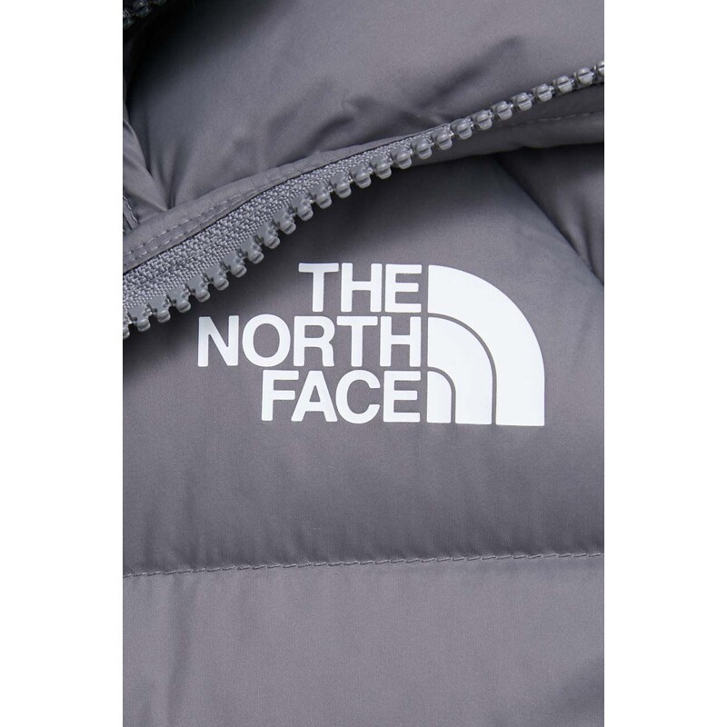 Sportovní péřová vesta The North Face Hyalite šedá barva, NF0A7SXE0UZ1