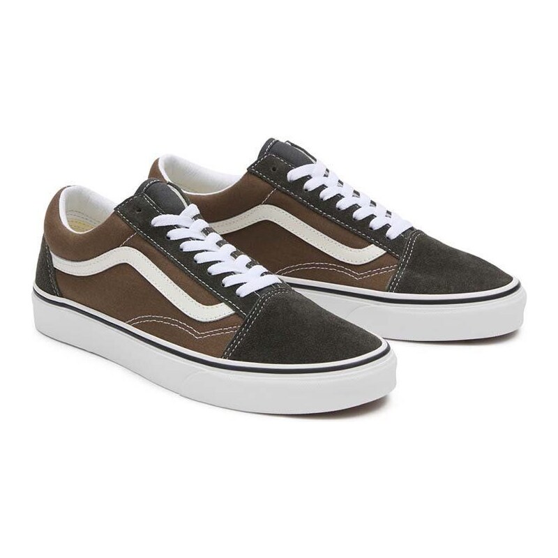 Tenisky Vans Old Skool pánské, hnědá barva, VN0005UFBF01