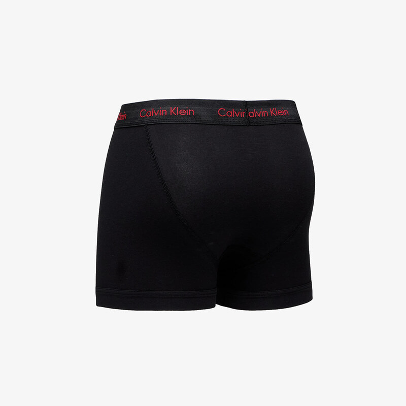 Boxerky Calvin Klein Cotton Stretch Wicking Technology Classic Fit Trunk 3-Pack Black