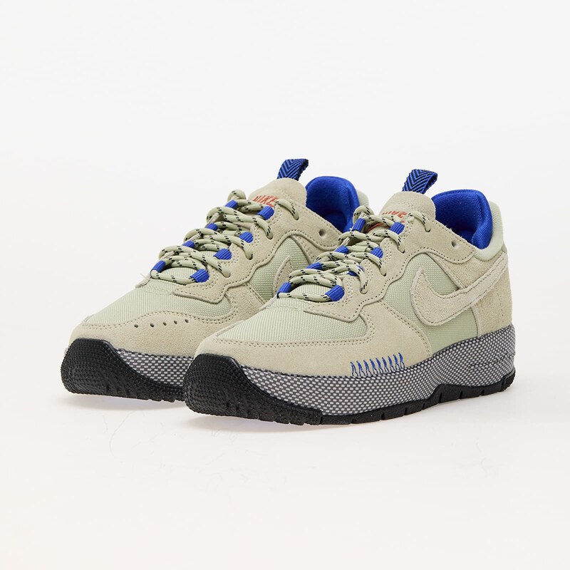 Nike W Air Force 1 Wild Olive Aura/ Racer Blue-Aquarius Blue