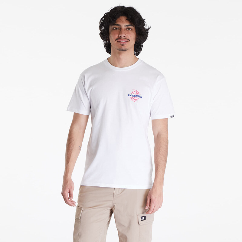 Pánské tričko Vans Wormhole Warped SS Tee White