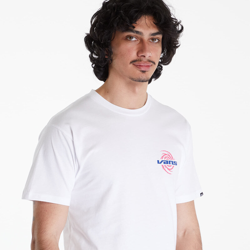 Pánské tričko Vans Wormhole Warped SS Tee White