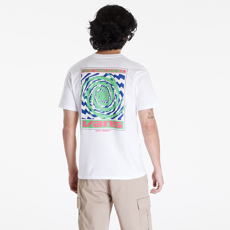 Pánské tričko Vans Wormhole Warped SS Tee White