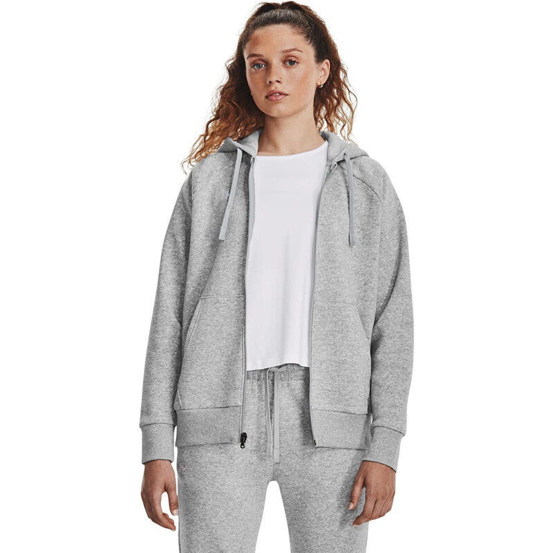 Mikina Under Armour Rival Fleece Fz Hoodie Mod Gray Light Heather L 90808662