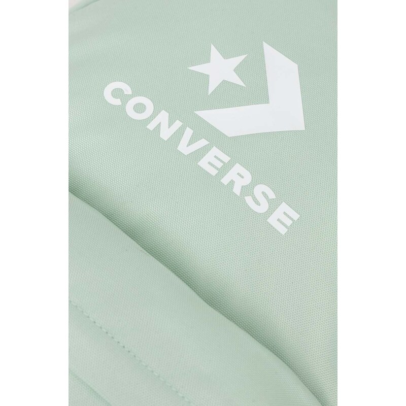 Batoh Converse zelená barva, velký, s potiskem