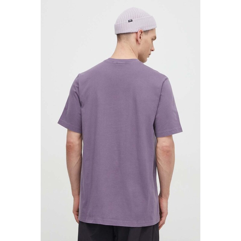 Bavlněné tričko adidas Originals Trefoil Tee fialová barva, s aplikací, IR7992