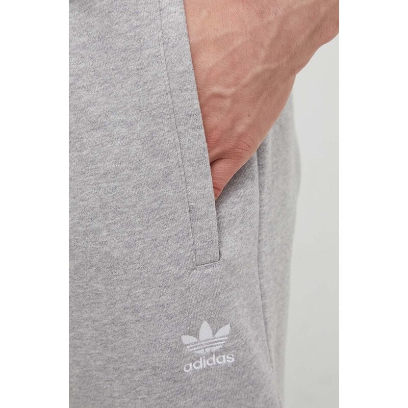 Tepláky adidas Originals Essential Pant šedá barva, melanžové, IR7803