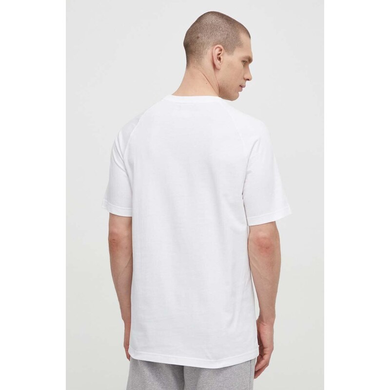 Bavlněné tričko adidas Originals bílá barva, s potiskem, IS0246