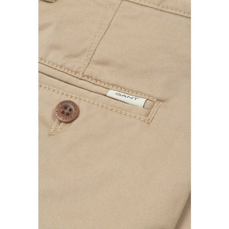 ŠORTKY GANT REGULAR CHINO SHORTS hnědá 98/104