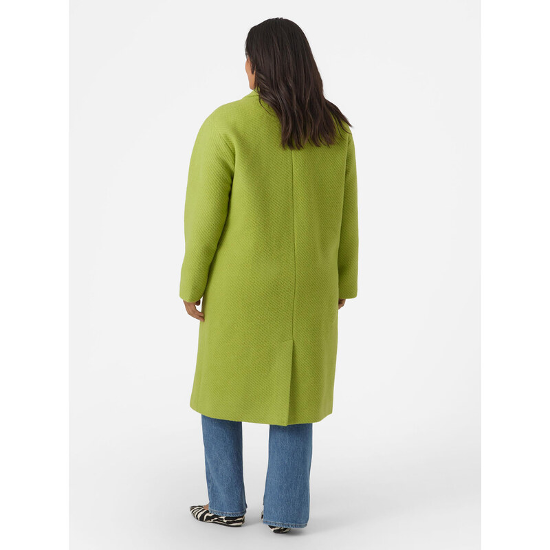 Vlněný kabát Vero Moda Curve