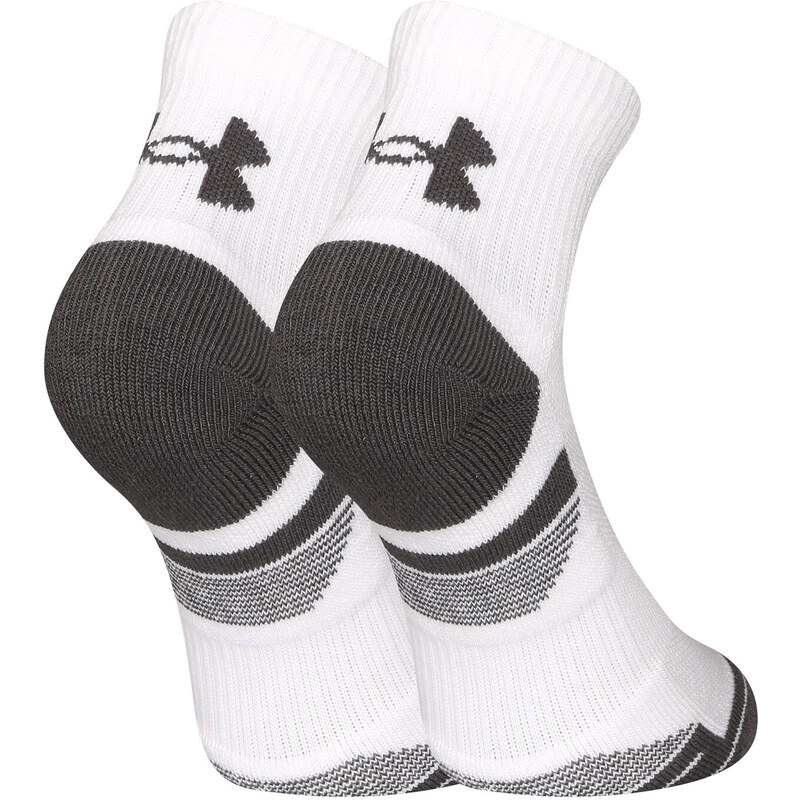 3PACK ponožky Under Armour bílé (1379510 100)