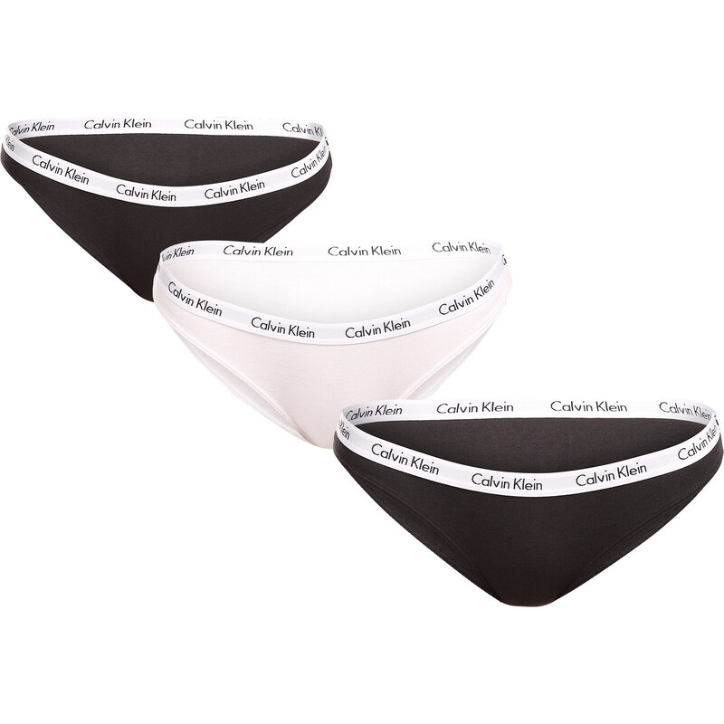 3PACK dámské kalhotky Calvin Klein vícebarevné (QD3588E-WZB) 88163469